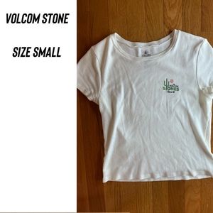 Volcom Stone White tee shirt with design